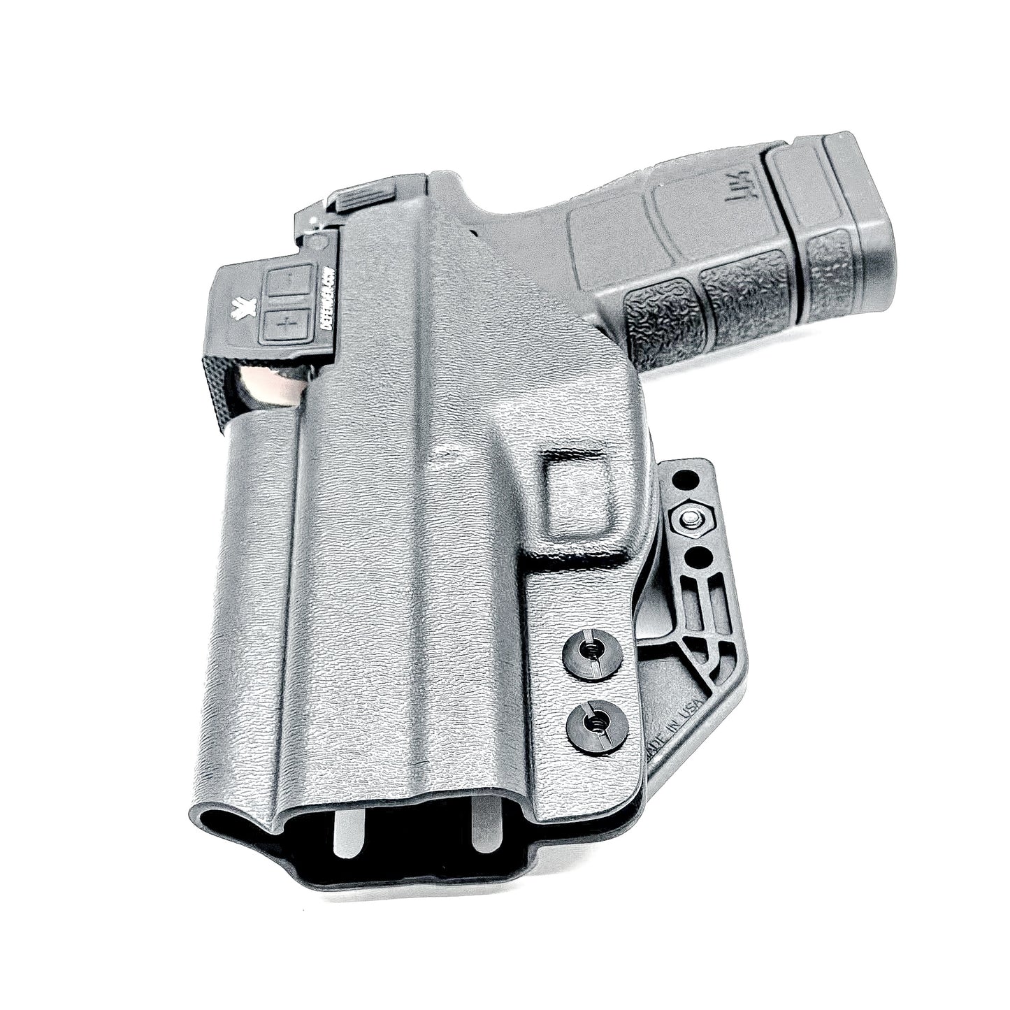 IWB AIWB Kydex Inside Waistband Holster for the Heckler & Koch H&K VP9CC Micro-Compact Pistol, from Four Brothers 4BROS Holsters