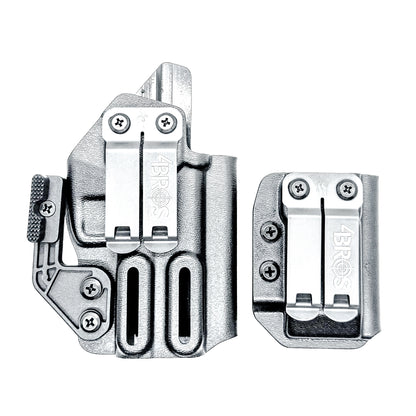 H&K VP9CC IWB holster and magazine carrier combo. Complete Inside Waistband carry system with adjustable retention, optics compatibility, and comfort