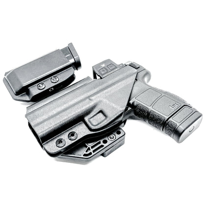 H&K VP9CC IWB holster and magazine carrier combo. Complete Inside Waistband carry system with adjustable retention, optics compatibility, and comfort