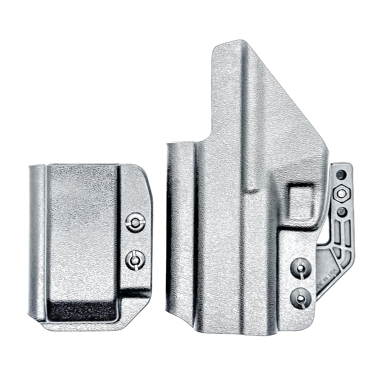 H&K VP9CC IWB holster and magazine carrier combo. Complete Inside Waistband carry system with adjustable retention, optics compatibility, and comfort