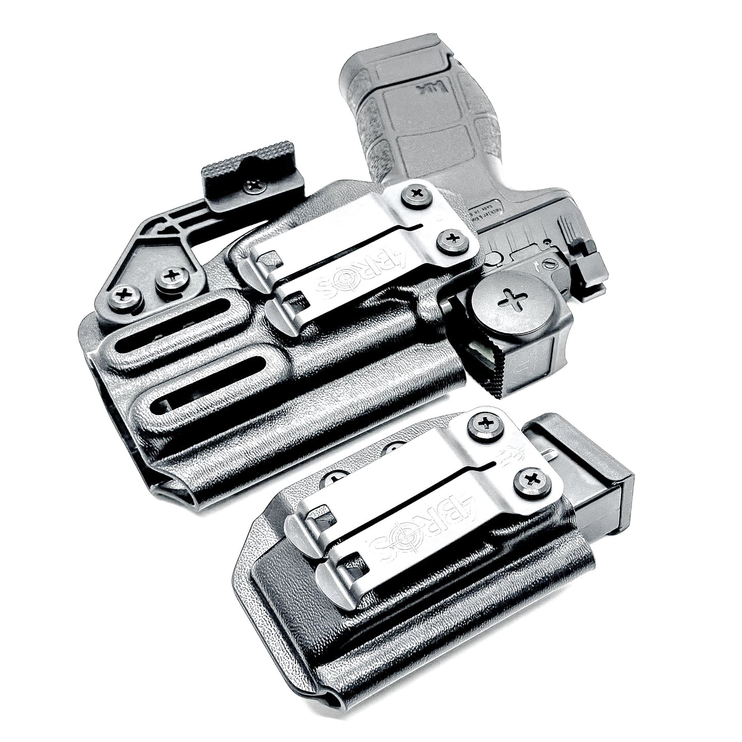 H&K VP9CC IWB holster and magazine carrier combo. Complete Inside Waistband carry system with adjustable retention, optics compatibility, and comfort