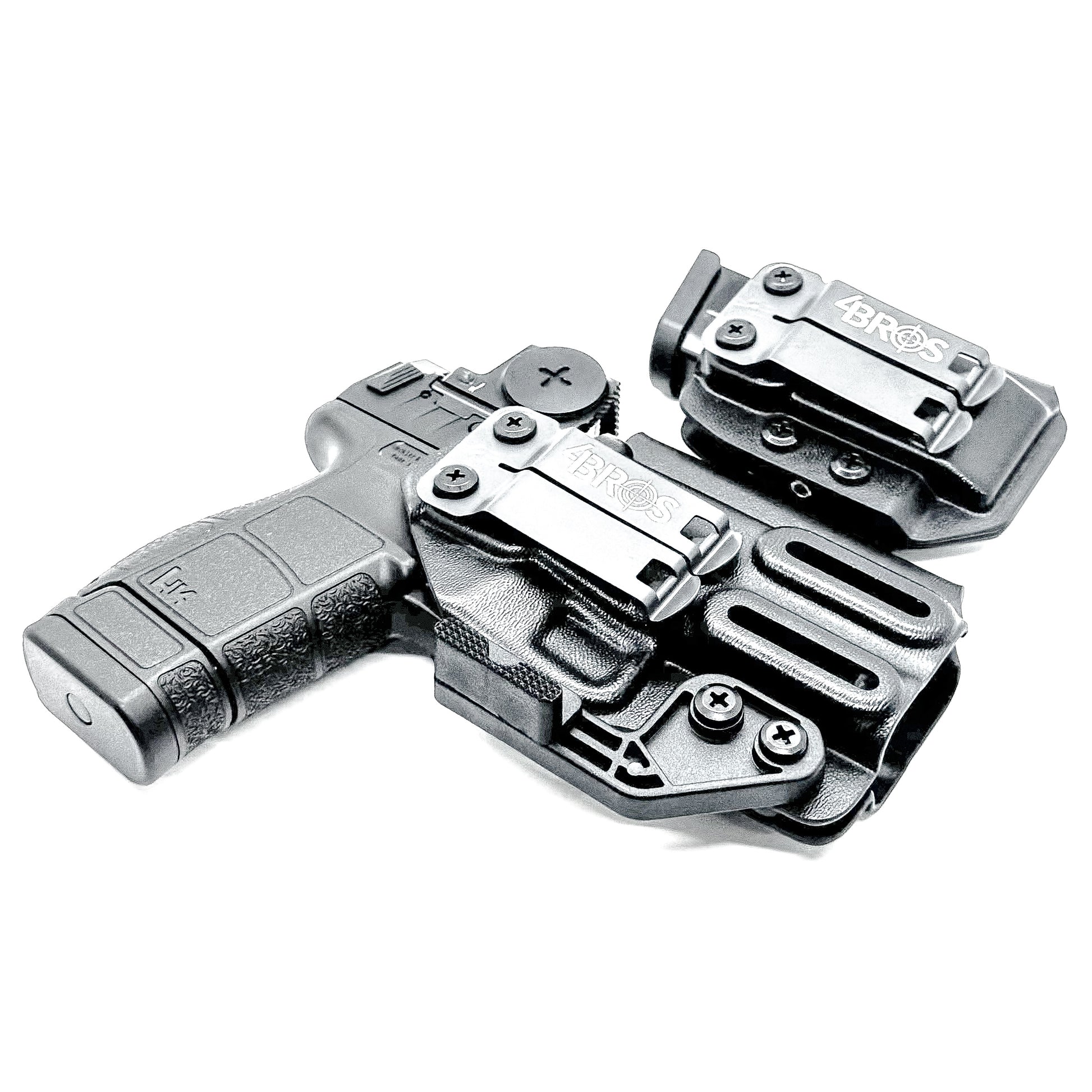 H&K VP9CC IWB holster and magazine carrier combo. Complete Inside Waistband carry system with adjustable retention, optics compatibility, and comfort