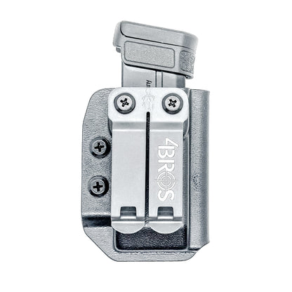 Kydex IWB AIWB inside waistband magazine pouch for the H&K VP9CC shop Four Brothers 4BROS Holsters