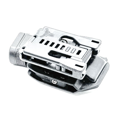 H&K VP9CC OWB Magazine Carrier for Outside Waistband carry. Adjustable retention, ambidextrous setup, cant adjustment, and USA-made durability
