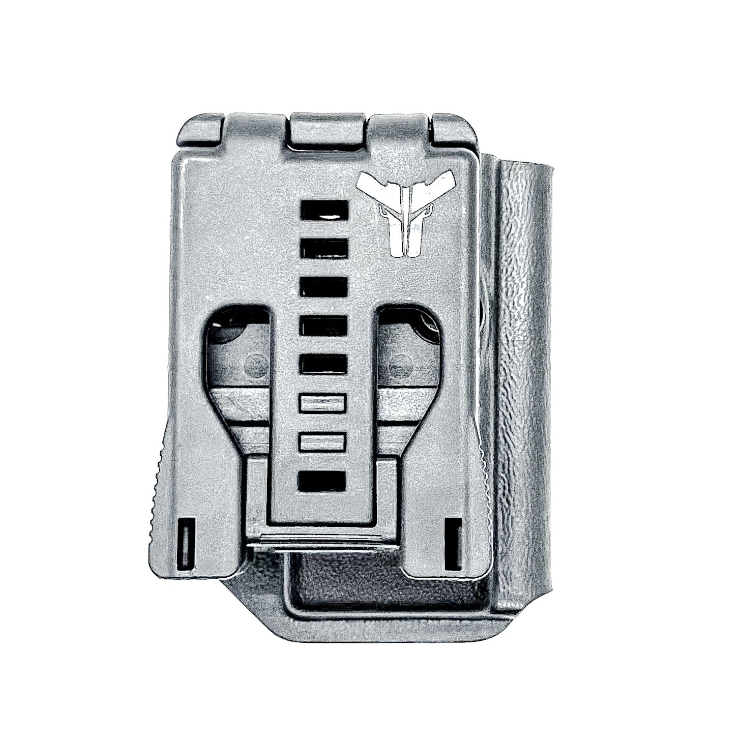 H&K VP9CC OWB Magazine Carrier for Outside Waistband carry. Adjustable retention, ambidextrous setup, cant adjustment, and USA-made durability