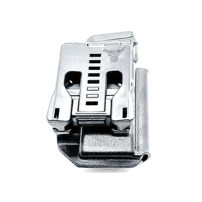 H&K VP9CC OWB Magazine Carrier for Outside Waistband carry. Adjustable retention, ambidextrous setup, cant adjustment, and USA-made durability