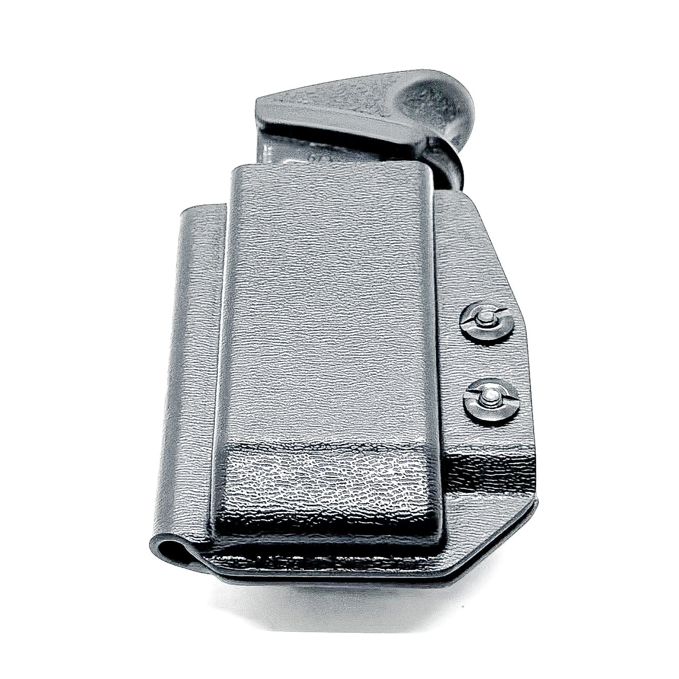 Black inside Waistband IWB AIWB H&K VP9 and VP40 magazine carrier, holster, & pouch from Four Brothers 4BROS Holsters.  Proudly made in the USA.