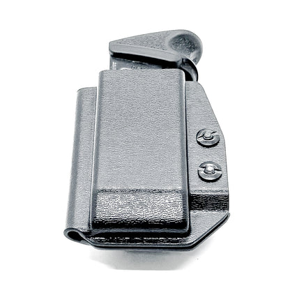 Black inside Waistband IWB AIWB H&K VP9 and VP40 magazine carrier, holster, & pouch from Four Brothers 4BROS Holsters.  Proudly made in the USA.