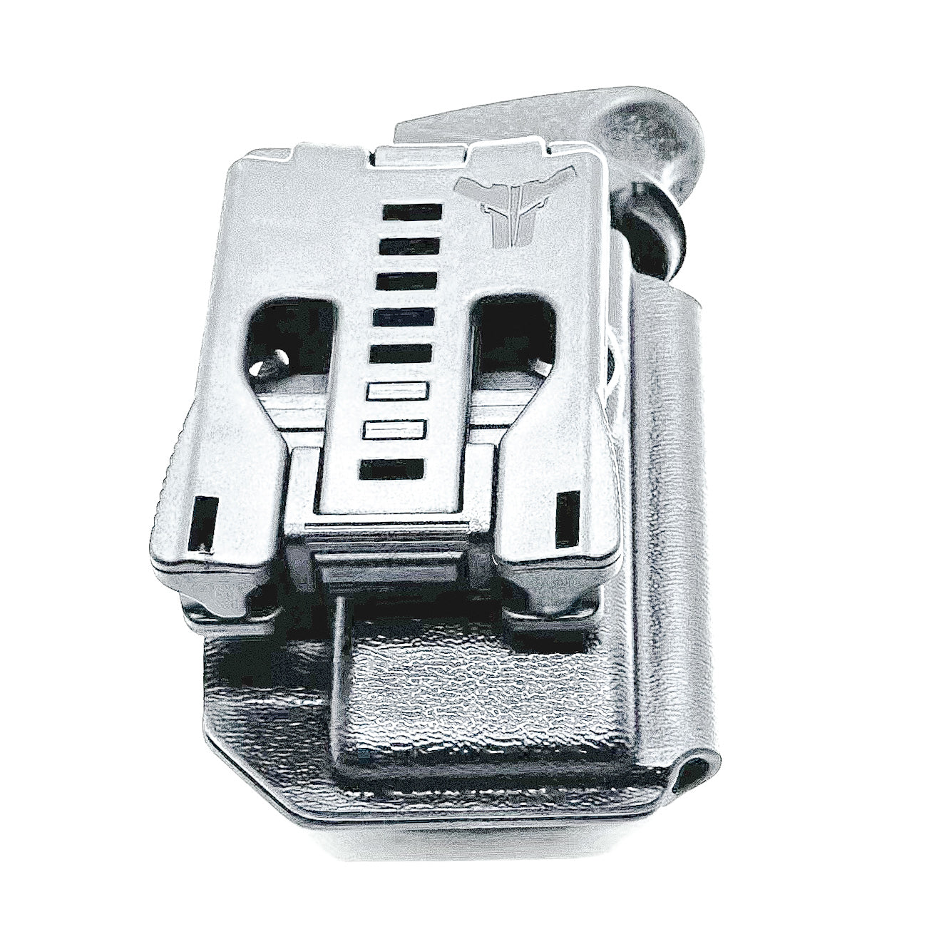 Black Kydex OWB Outside Waistband magazine carrier, holster or pouch for H&K 9mm & 40 from Four Brothers 4BROS Holsters.