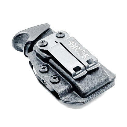 Black Inside Waistband IWB AIWB H&K VP9 and VP40 magazine carrier, holster, & pouch from Four Brothers 4BROS Holsters.  Proudly made in the USA.