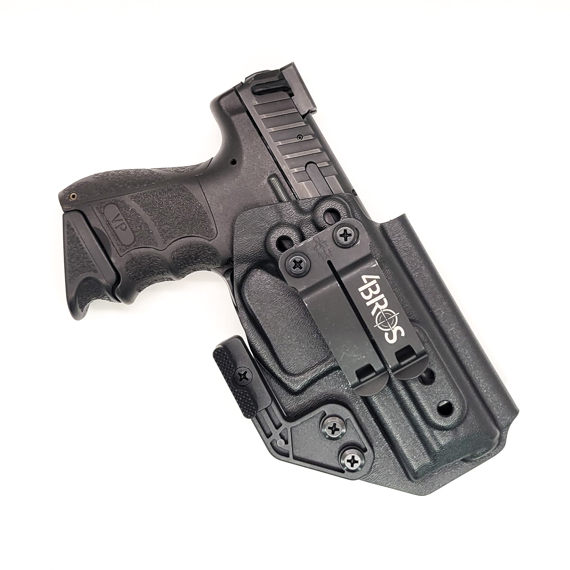 For the best IWB AIWB Kydex Inside Waistband Holster for the Heckler & Koch H&K VP9 and VP9SK, shop Four Brothers 4BROS Holsters.  Proudly made in the USA.