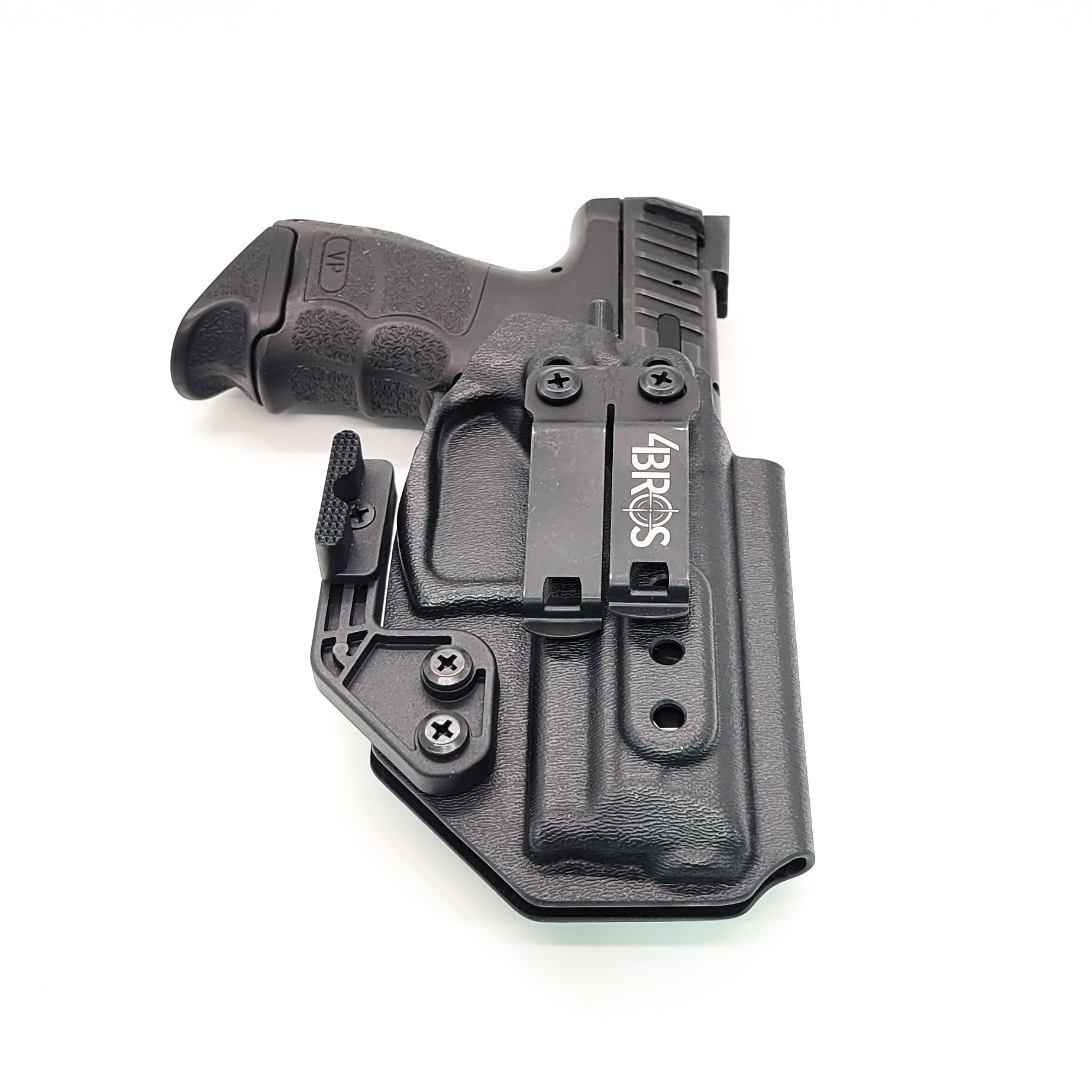 For the best IWB AIWB Kydex Inside Waistband Holster for the Heckler & Koch H&K VP9 and VP9SK, shop Four Brothers 4BROS Holsters.  Proudly made in the USA.