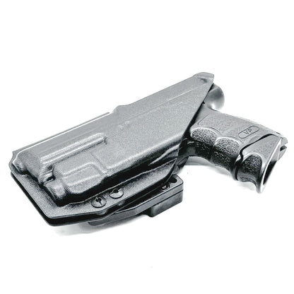 Black AIWB, IWB, Kydex for the Heckler & Koch H&K VP9 or VP9SK pistol with Streamlight TLR-7X, TLR-7 X, & TLR-7 A from Four Brothers 4BROS holsters.