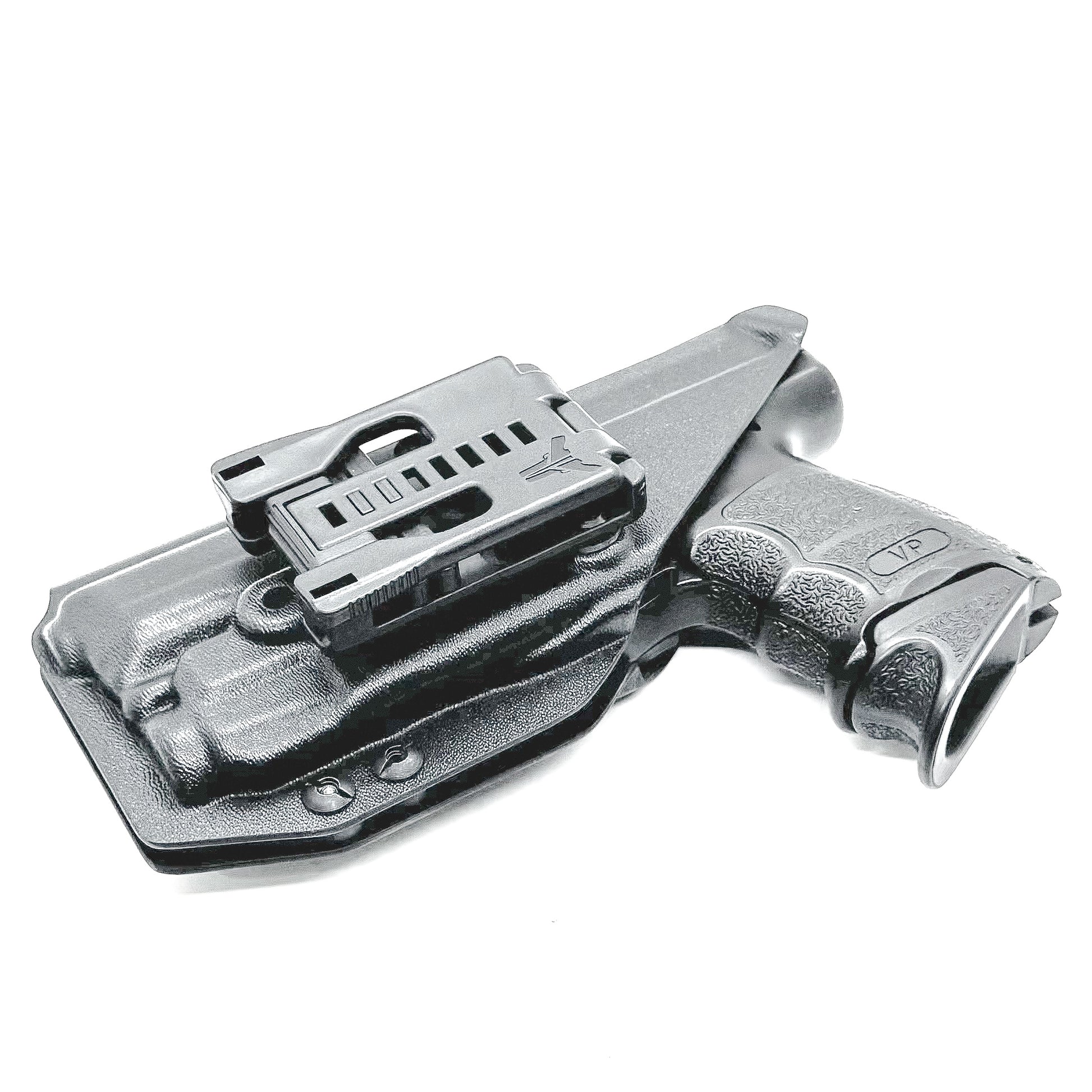 Black Outside Waistband OWB Holster for the Heckler & Koch H&K VP9 or VP9SK & Streamlight TLR-7X, TLR-7 X, & TLR-7 A from Four Brothers 4BROS holsters.