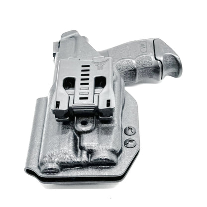 Black Outside Waistband OWB Holster for the Heckler & Koch H&K VP9 or VP9SK & Streamlight TLR-7X, TLR-7 X, & TLR-7 A from Four Brothers 4BROS holsters.