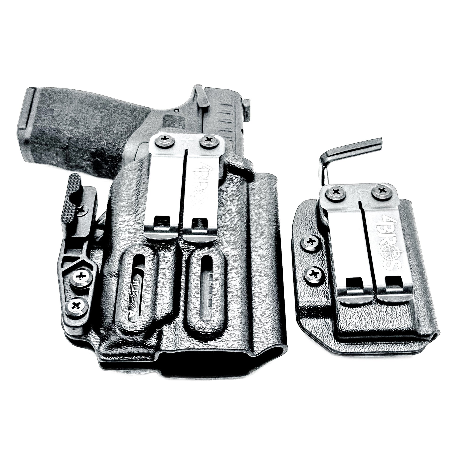 Springfield Hellcat Pro and TLR-7 X / TLR-7 A IWB Inside Waistband holster and magazine carrier combo