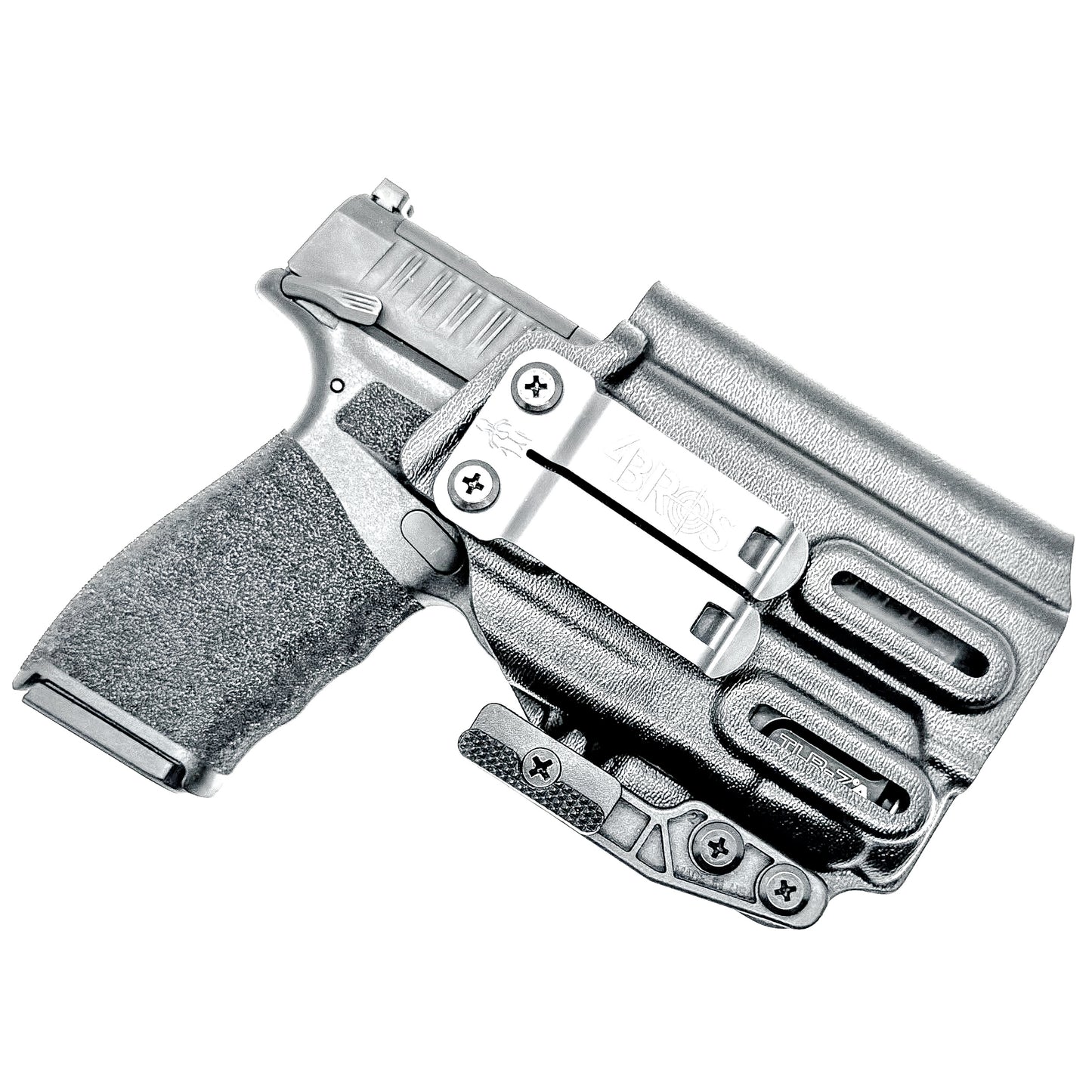 IWB Kydex Inside Waistband Holster for the Springfield Hellcat Pro pistol with the Streamlight TLR-7 X or TLR-7 A