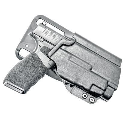 For the best, Outside Waistband OWB Springfield Hellcat Pro & Streamlight TLR-7 HL-X, X & A Duty & Competition Style Kydex Holster, shop Four Brothers Holsters