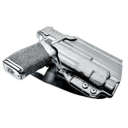 For the best, Outside Waistband OWB Springfield Hellcat Pro & Streamlight TLR-7 HL-X, X & A Duty & Competition Style Kydex Holster, shop Four Brothers Holsters
