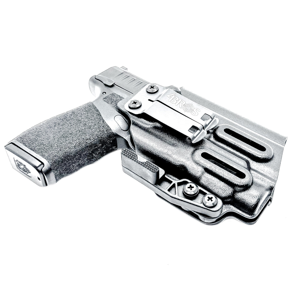 For the best IWB AIWB Inside Waistband Holster for the Springfield Hellcat Pro & Pro Comp pistol & Streamlight TLR-7 HL-X, X, or A, shop Four Brothers Holsters