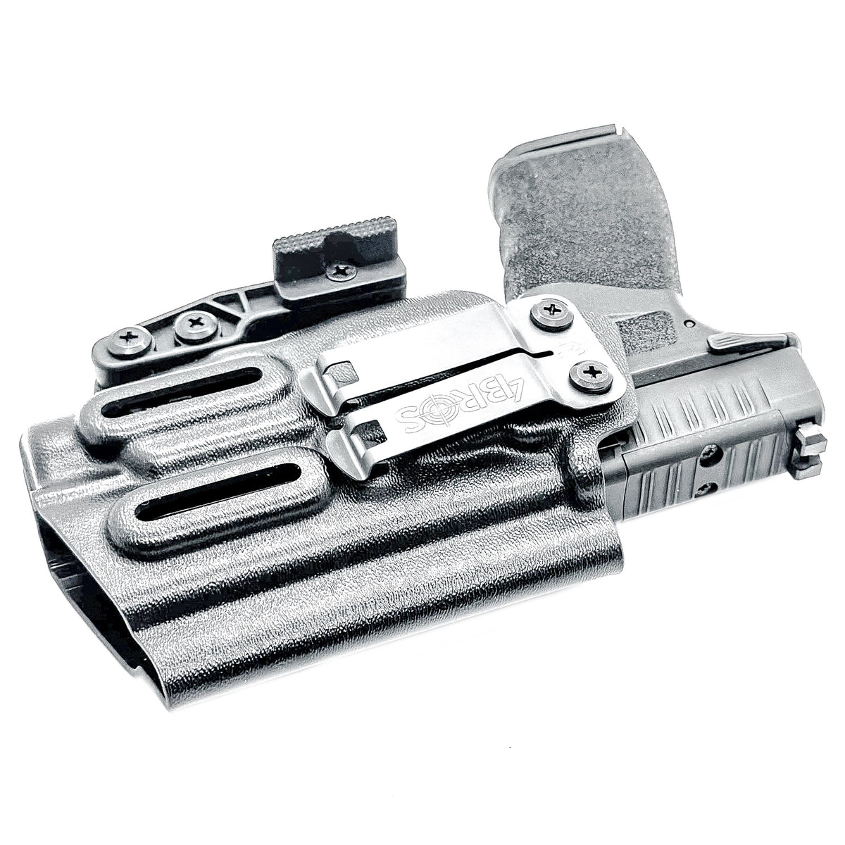 For the best IWB AIWB Inside Waistband Holster for the Springfield Hellcat Pro & Pro Comp pistol & Streamlight TLR-7 HL-X, X, or A, shop Four Brothers Holsters
