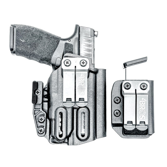 Four Brothers Holsters Inside Waistband IWB & AIWB Holster & Magazine Carrier combo for the Hellcat Pro & Streamlight TLR-7 Sub, TLR-7 X Sub or TLR-7 HL-X Sub.