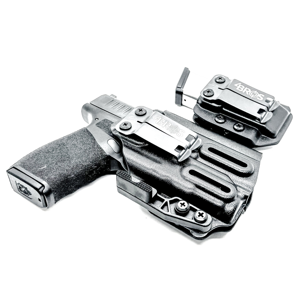 Four Brothers Holsters Inside Waistband IWB & AIWB Holster & Magazine Carrier combo for the Hellcat Pro & Streamlight TLR-7 Sub, TLR-7 X Sub or TLR-7 HL-X Sub.