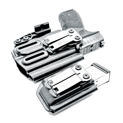 Four Brothers Holsters Inside Waistband IWB & AIWB Holster & Magazine Carrier combo for the Hellcat Pro & Streamlight TLR-7 Sub, TLR-7 X Sub or TLR-7 HL-X Sub.
