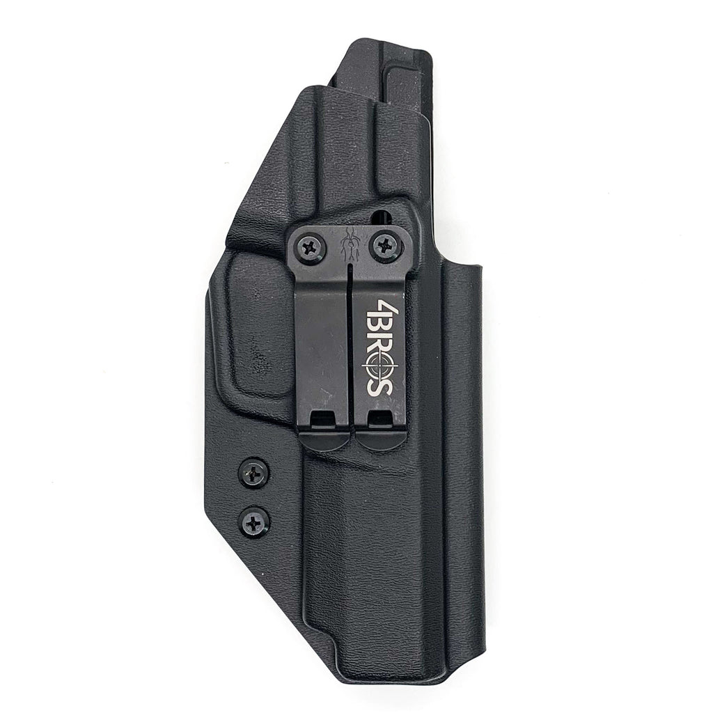For the Best Inside Waistband Holster IWB designed to fit the FN America Five-seveN pistol, shop Four Brothers Holsters.  Featuring adjustable retention and cant, this holster is formed from .080" thermoplastic for durability and comfort.  Optional Modwing reduces firearm printing Proudly Made in the USA 57 5.7  