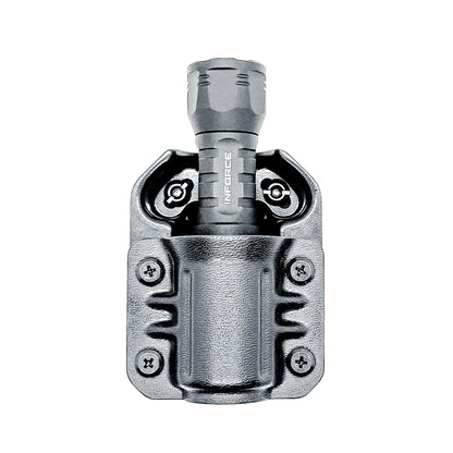 INFORCE ARC Flashlight Carrier for ARC 650-LR-H and 350-LR-H lights with adjustable retention, multiple mounting options, and rapid access.