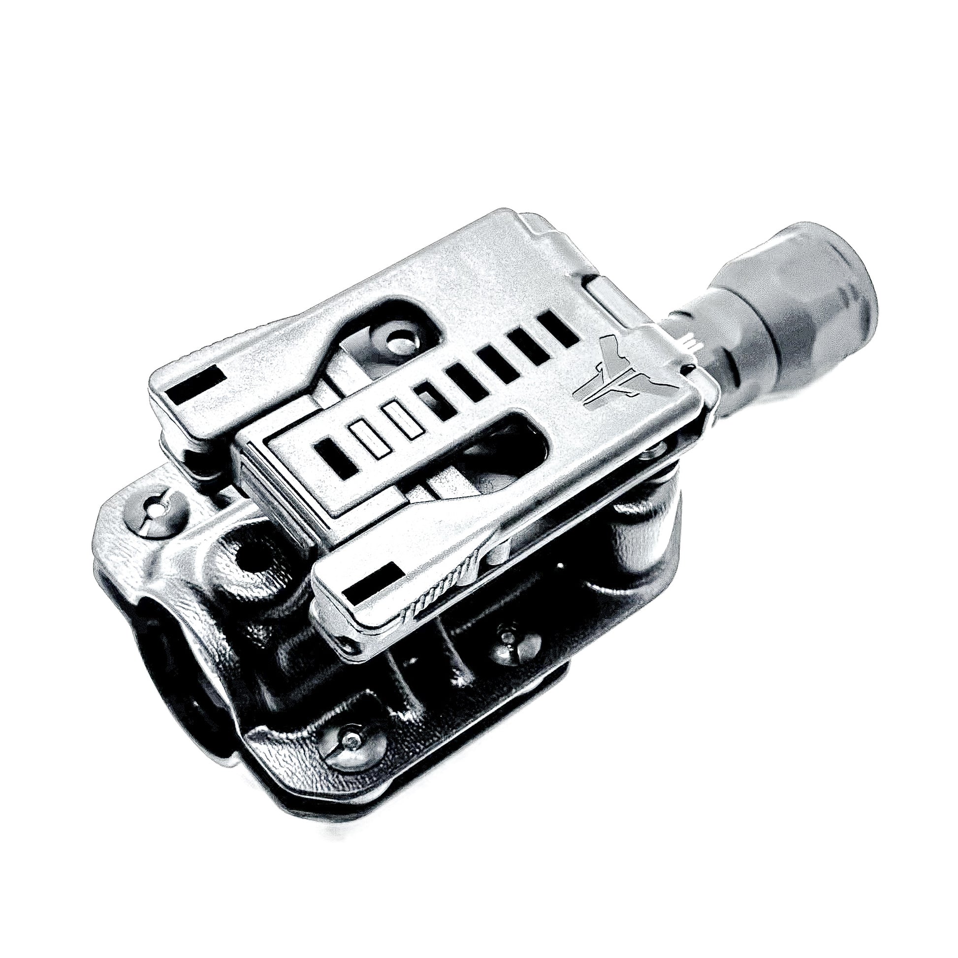 INFORCE ARC Flashlight Carrier for ARC 650-LR-H and 350-LR-H lights with adjustable retention, multiple mounting options, and rapid access.
