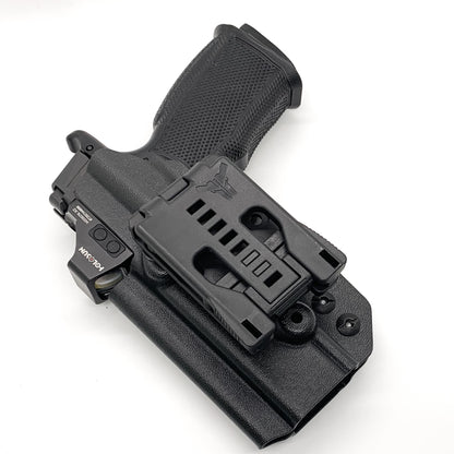 For the best concealed OWB Outside Waistband Holster designed to fit the Sig Sauer P365-XMACRO, P365XL or P365 slide with the Icarus Precision A.C.E. 365 "X" MACRO or A.C.E. 365 XL EVO Grip Module, shop Four Brothers Holsters.  