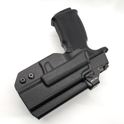 For the best concealed OWB Outside Waistband Holster designed to fit the Sig Sauer P365-XMACRO, P365XL or P365 slide with the Icarus Precision A.C.E. 365 "X" MACRO or A.C.E. 365 XL EVO Grip Module, shop Four Brothers Holsters.  