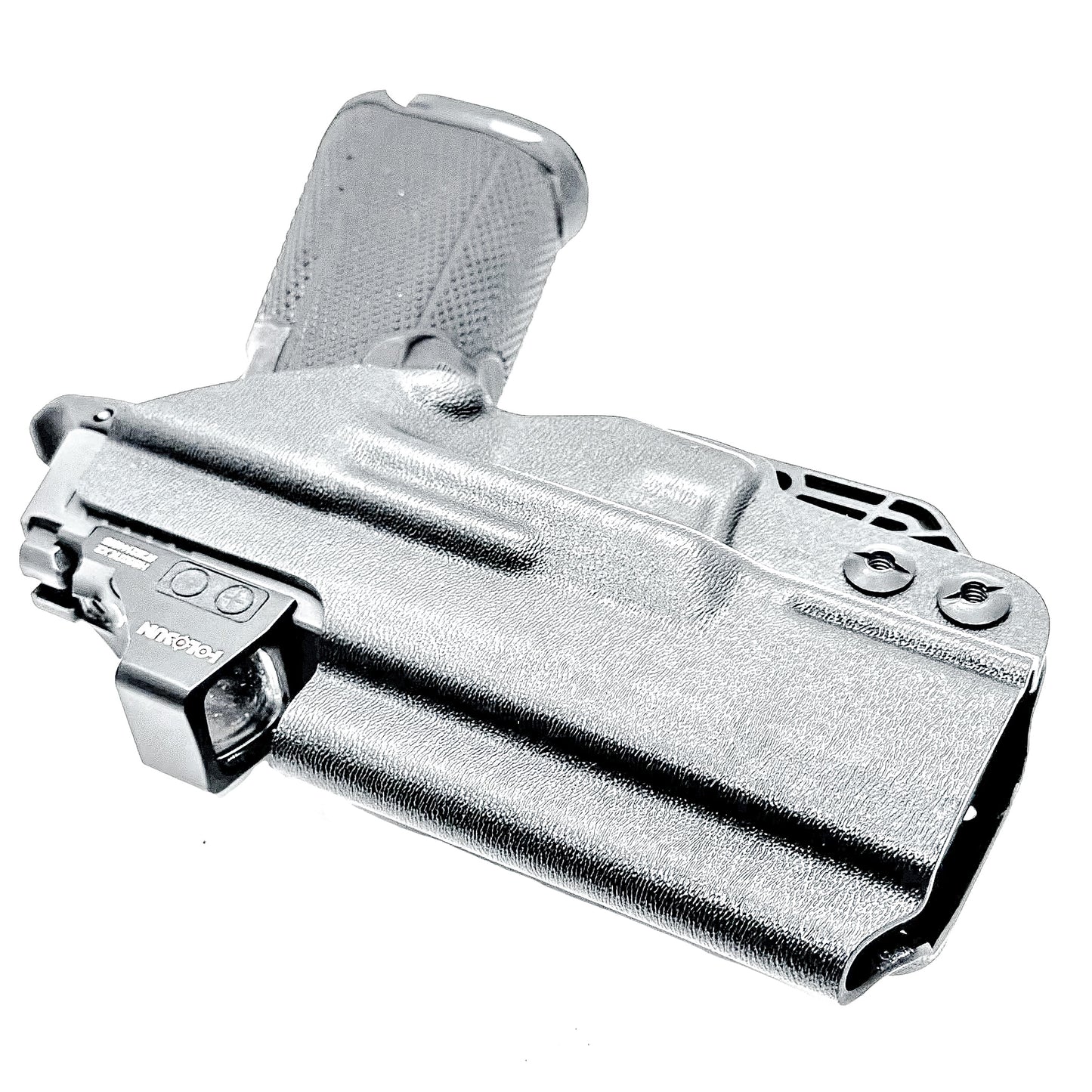 Inside Waistband (IWB) holster for the Icarus Precision ACE 365 311. Optic-ready, Enigma compatible, ModWing concealment, made in the USA