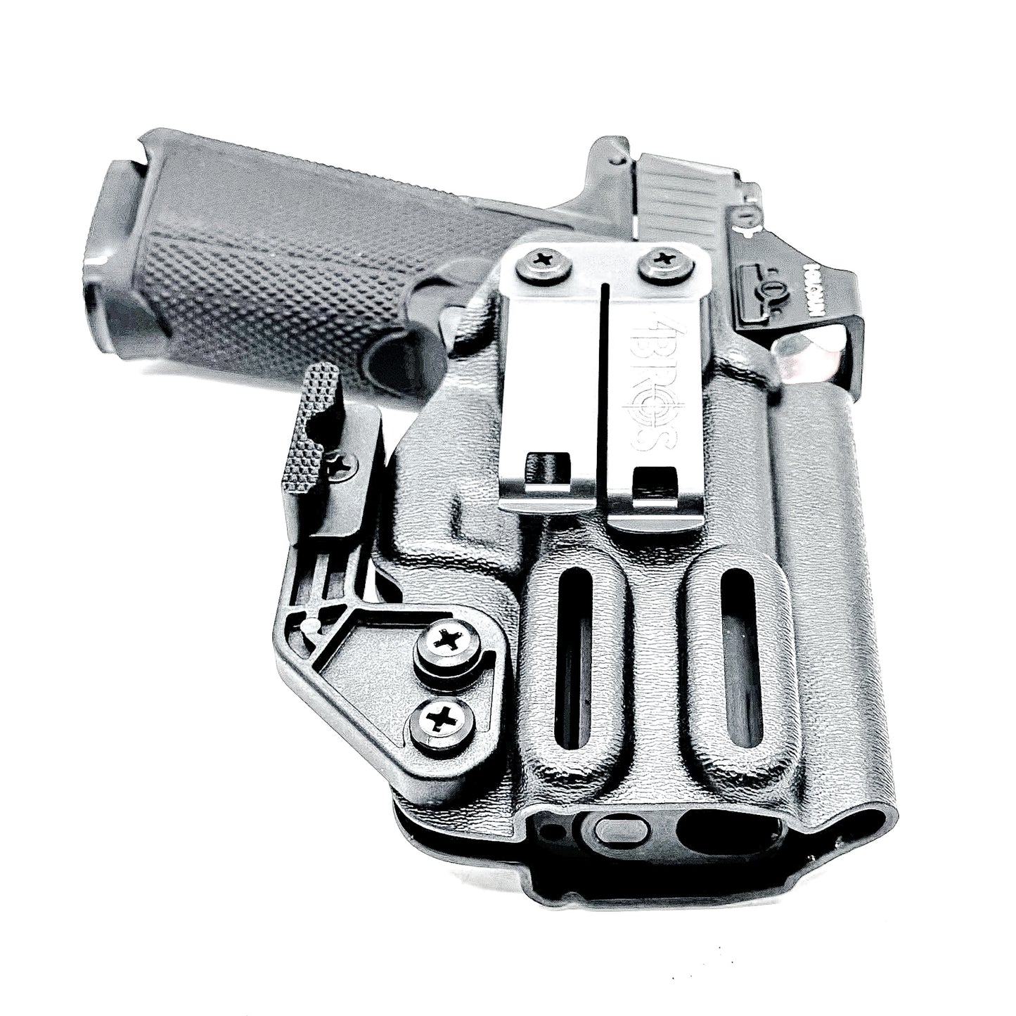 Inside Waistband (IWB) holster for the Icarus Precision ACE 365 311. Optic-ready, Enigma compatible, ModWing concealment, made in the USA