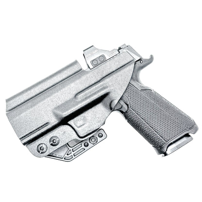 Inside Waistband (IWB) holster for the Icarus Precision ACE 365 311. Optic-ready, Enigma compatible, ModWing concealment, made in the USA