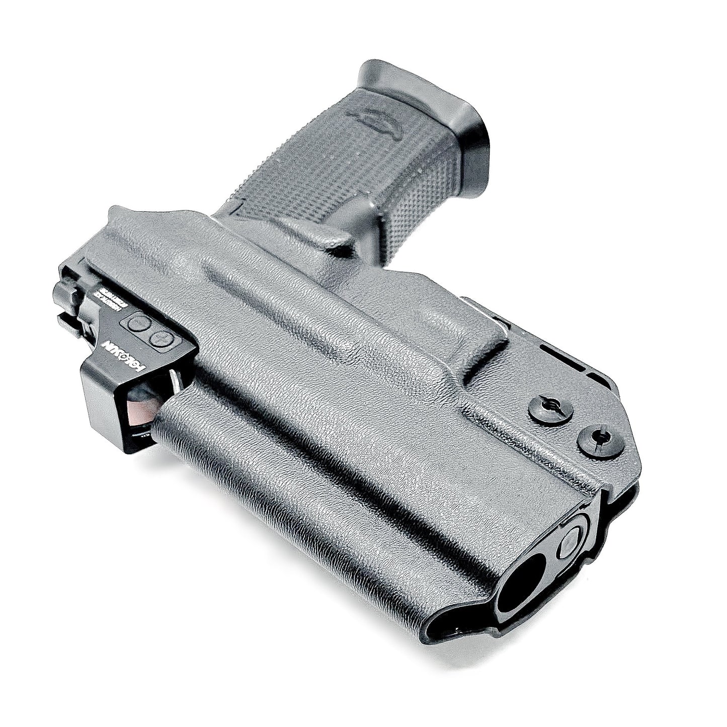 Inside waistband holster built for the Icarus Precision AIR Polymer XMACRO Grip Module and P365-XMACRO or P365XL Slide.