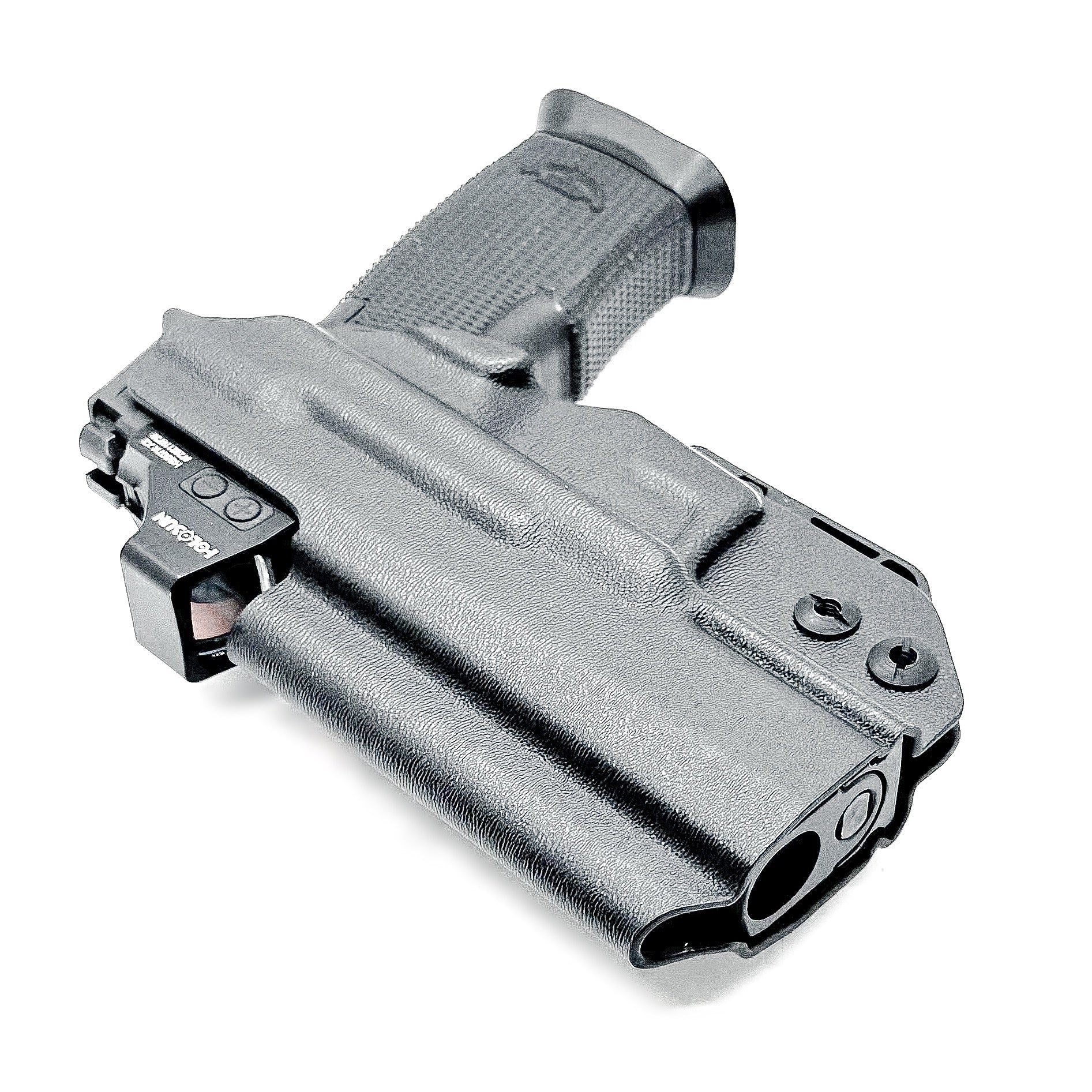 Inside waistband holster built for the Icarus Precision AIR Polymer XMACRO Grip Module and P365-XMACRO or P365XL Slide.