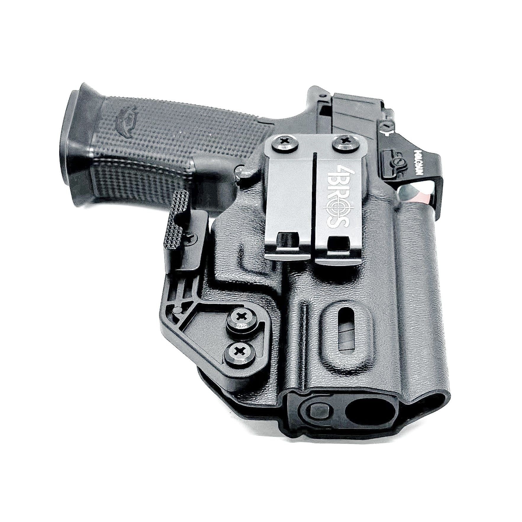 Inside waistband holster built for the Icarus Precision AIR Polymer XMACRO Grip Module and P365-XMACRO or P365XL Slide.