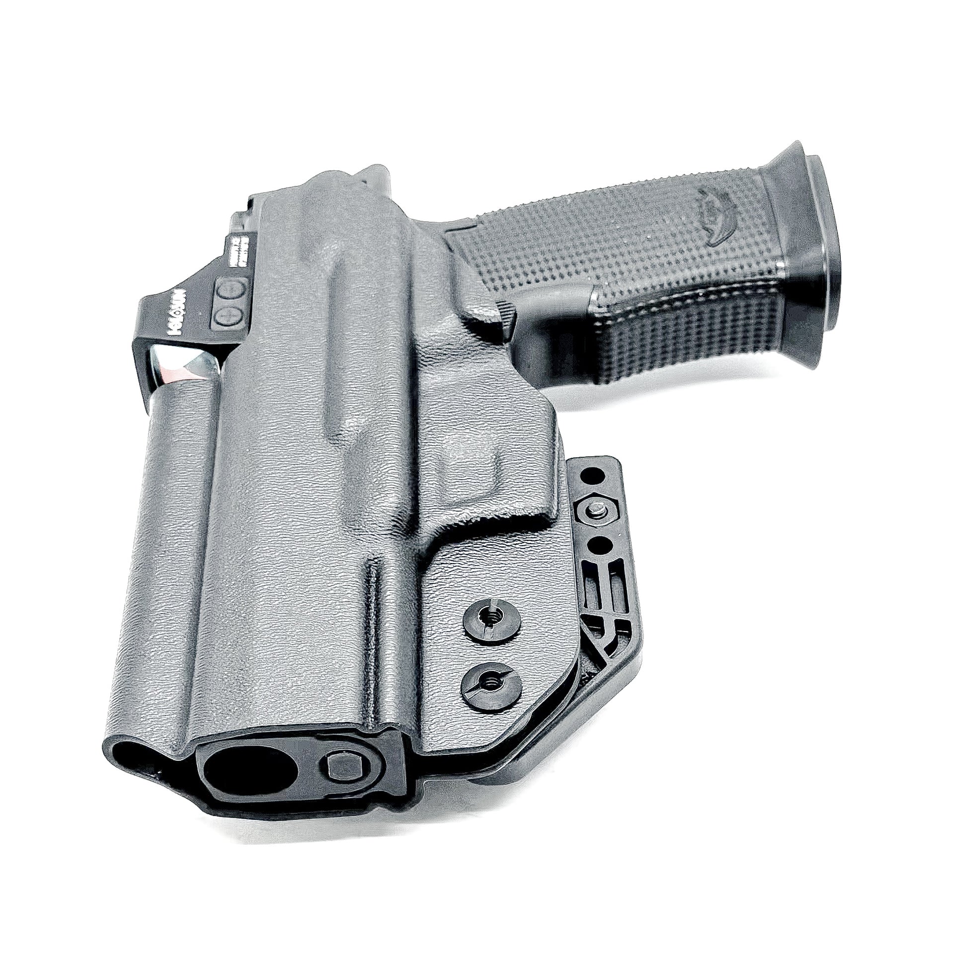 Inside waistband holster built for the Icarus Precision AIR Polymer XMACRO Grip Module and P365-XMACRO or P365XL Slide.