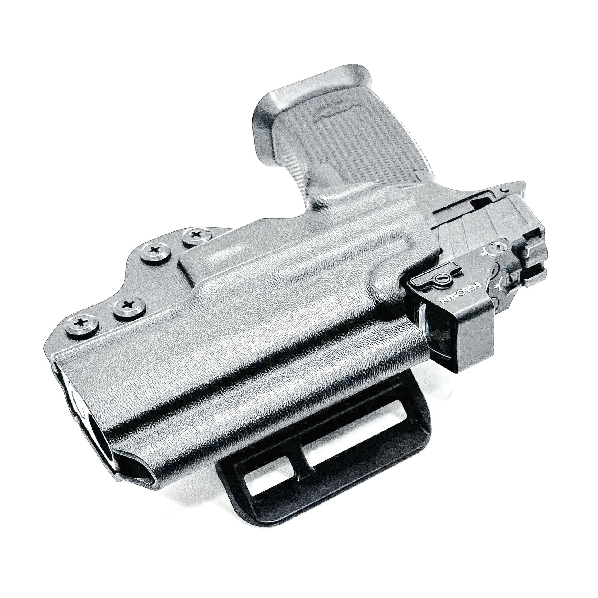 Outside waistband holster for Icarus AIR Polymer XMACRO Grip and P365-XMACRO or P365XL slide.