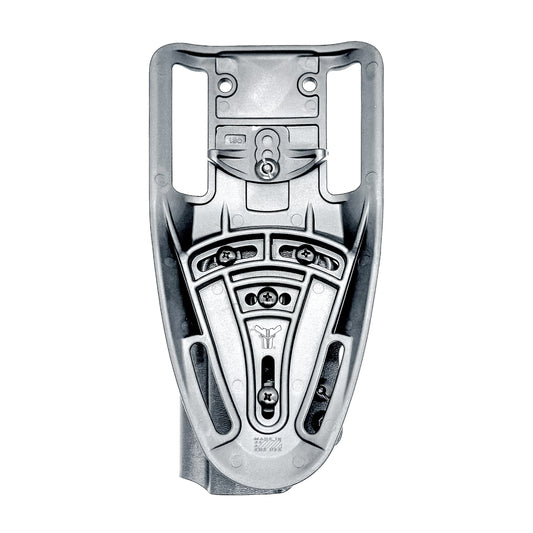 Black OWB Duty & Competition Holster for the Icarus Precision A.C.E P365 FUSE with duty drop.