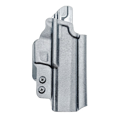 Black Outside the Waistband OWB Holster for the Icarus Precision A.C.E P365 FUSE with 4Bros 1.5" Belt Slide.