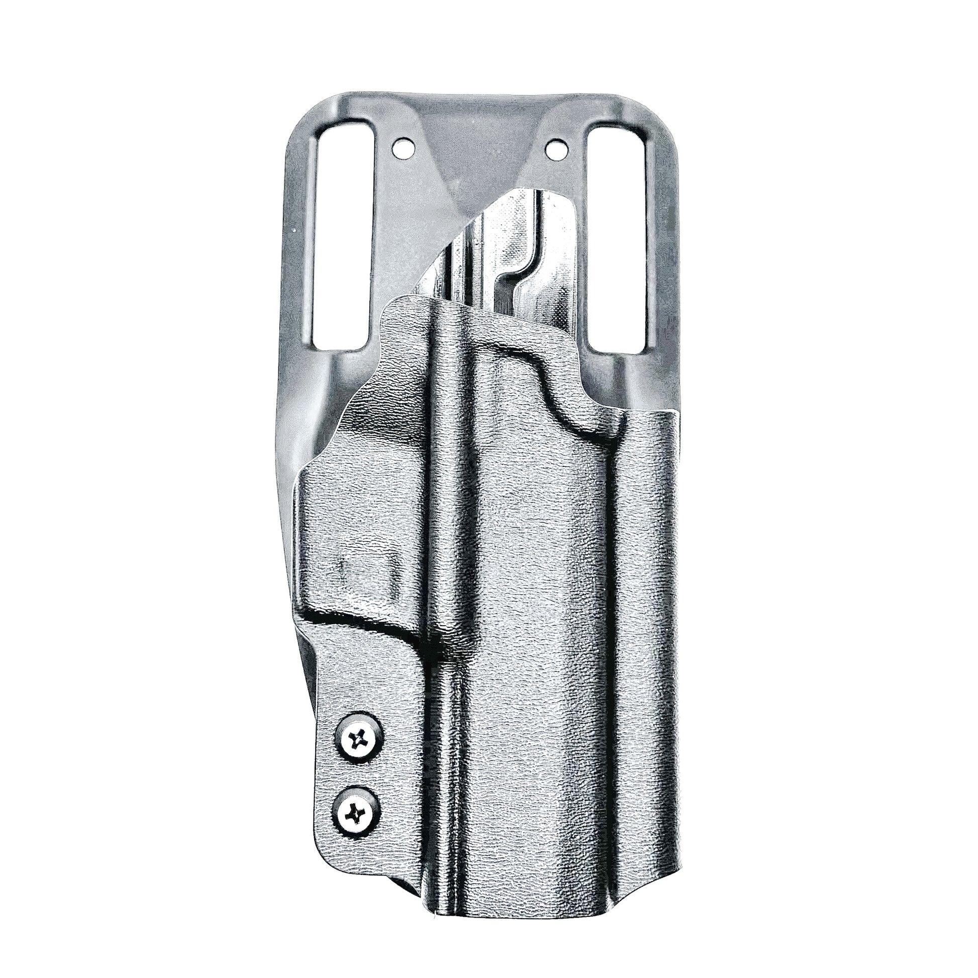 Black Sig Sauer P365-XMACRO, P365XL or P365 slide and Icarus Precision A.C.E. 365 X MACRO or 365 XL EVO Grip Module OWB Duty & Competition Holster from Four Brothers. 