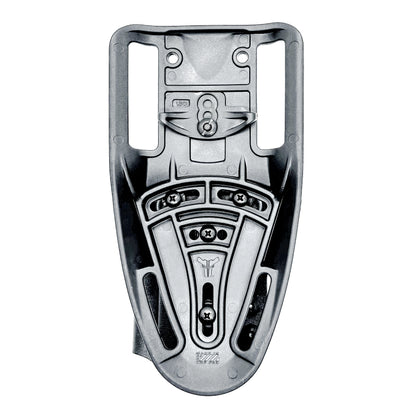 Black Sig Sauer P365-XMACRO, P365XL or P365 slide and Icarus Precision A.C.E. 365 X MACRO or 365 XL EVO Grip Module OWB Duty & Competition Holster from Four Brothers. 