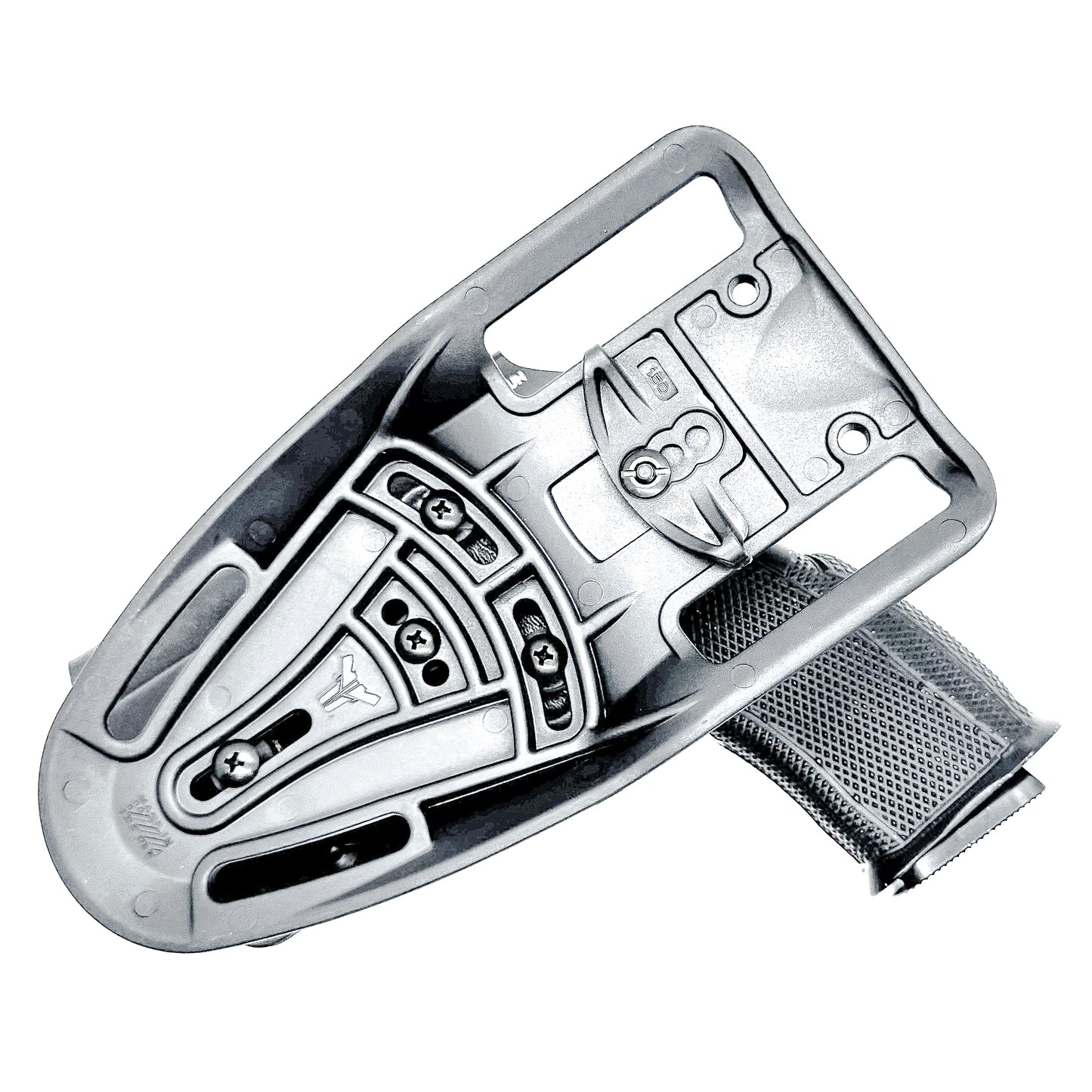 Black Sig Sauer P365-XMACRO, P365XL or P365 slide and Icarus Precision A.C.E. 365 X MACRO or 365 XL EVO Grip Module OWB Duty & Competition Holster from Four Brothers. 