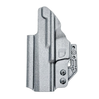 Black Sig Sauer P365-XMACRO, P365XL or P365 slide and Icarus Precision A.C.E. 365 X MACRO or 365 XL EVO Grip Module OWB Holster from Four Brothers. 