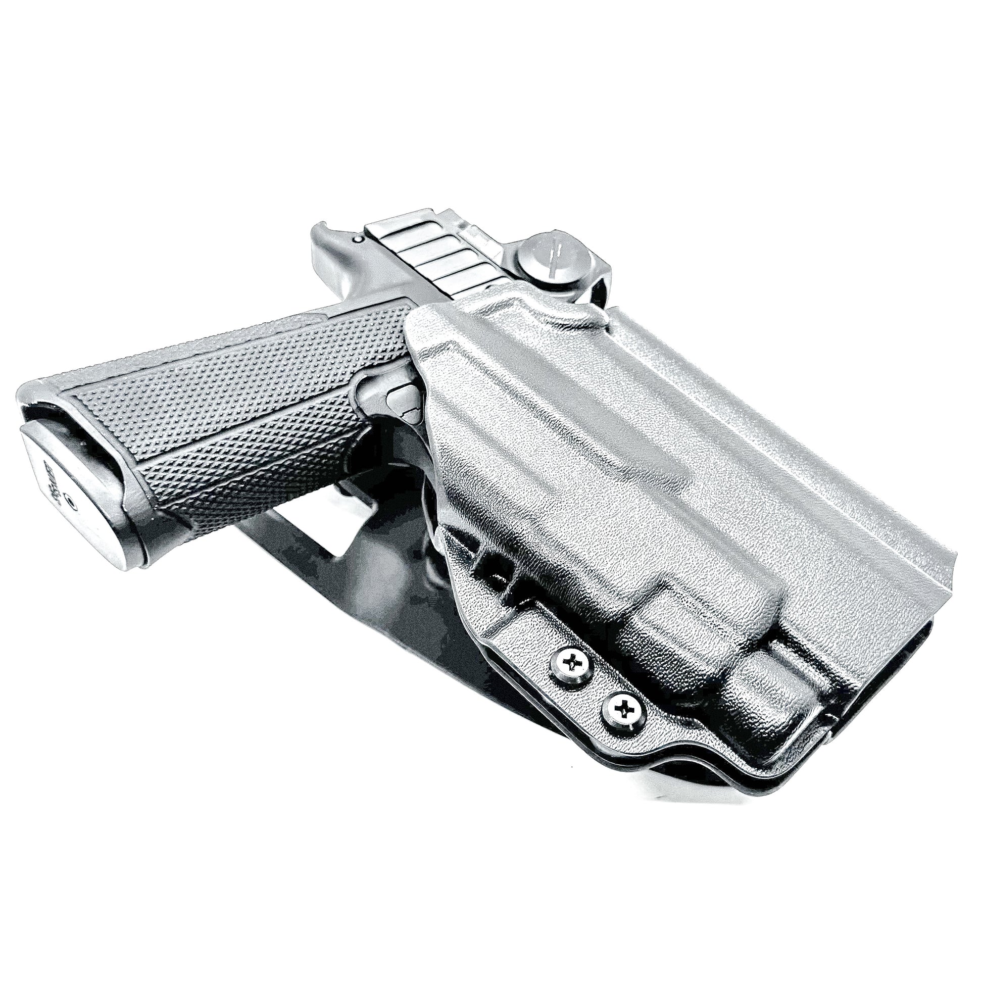 Outside Waistband (OWB) Duty & Competition holster built for Icarus ACE 365 311 FUSE & TLR-7 HL-X. Red-dot & suppressor-sight compatible, secure retention, made in the USA.