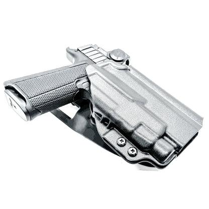 Outside Waistband (OWB) Duty & Competition holster built for Icarus ACE 365 311 FUSE & TLR-7 HL-X. Red-dot & suppressor-sight compatible, secure retention, made in the USA.