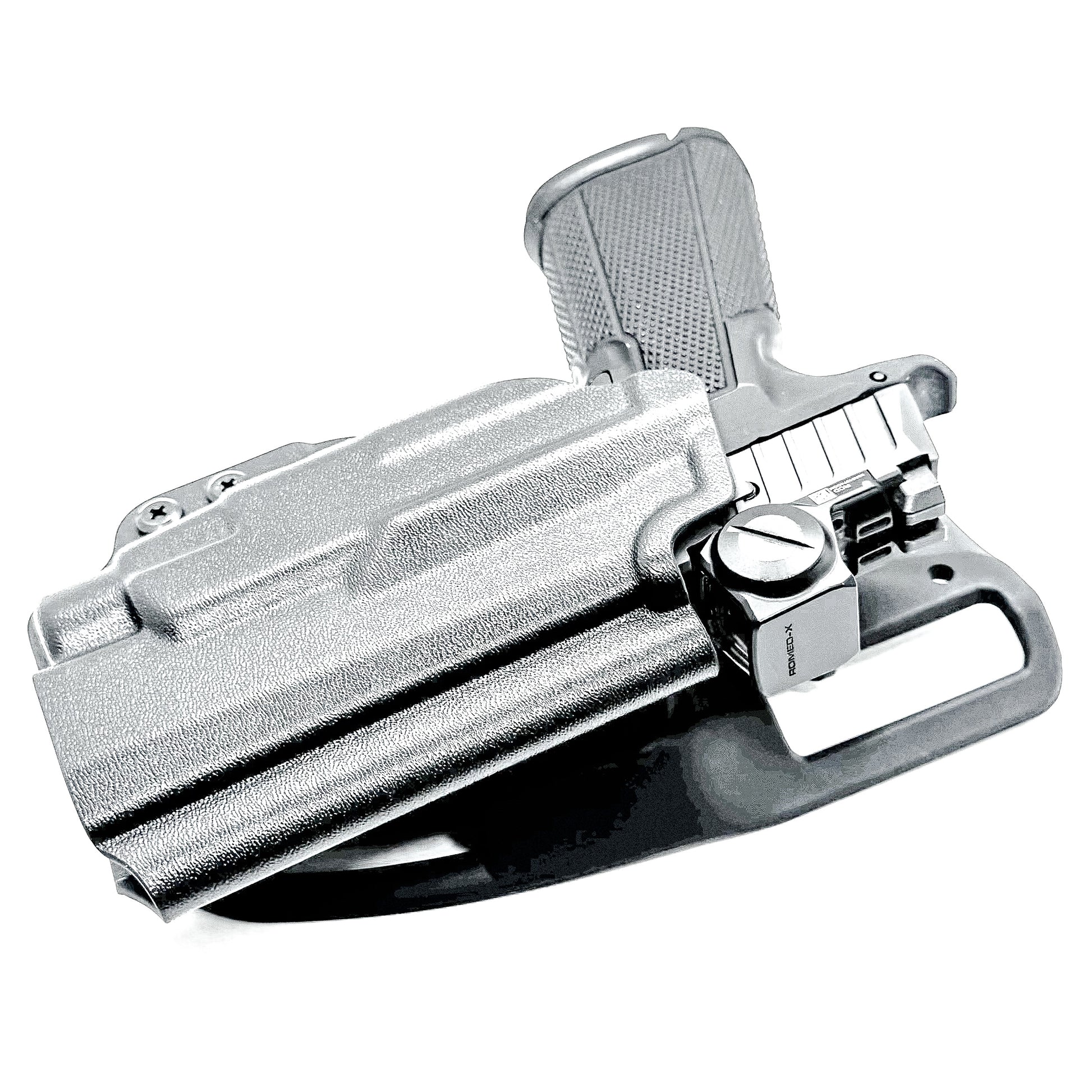 Outside Waistband (OWB) Duty & Competition holster built for Icarus ACE 365 311 FUSE & TLR-7 HL-X. Red-dot & suppressor-sight compatible, secure retention, made in the USA.